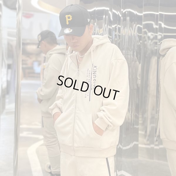 画像12: 【ラストXLのみ】KINGSIZE（キングサイズ）“ROLLIN ZIP HOOD” (12)