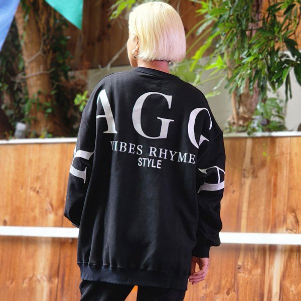 画像13: 【ラストXLのみ】KINGSIZE(キングサイズ)“RAGGA CREW SWEAT” (13)