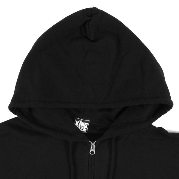 画像3: 【ラストMのみ】KINGSIZE（キングサイズ）“RASTA LOGO ZIP HOOD” (3)