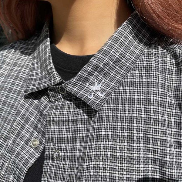 画像12: 【ラストXLのみ】KINGSIZE(キングサイズ)“SNAP CHECK L/S SHIRT” (12)
