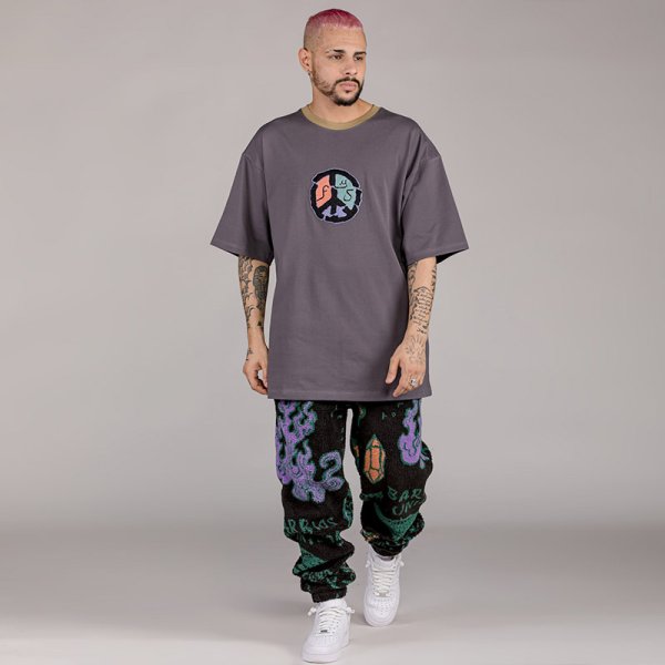 画像16: 【ラストMのみ】GRIMEY / GRMY (グライミー) “LOST BOYS ALL OVER JACQUARD SHERPA PANTS” (16)