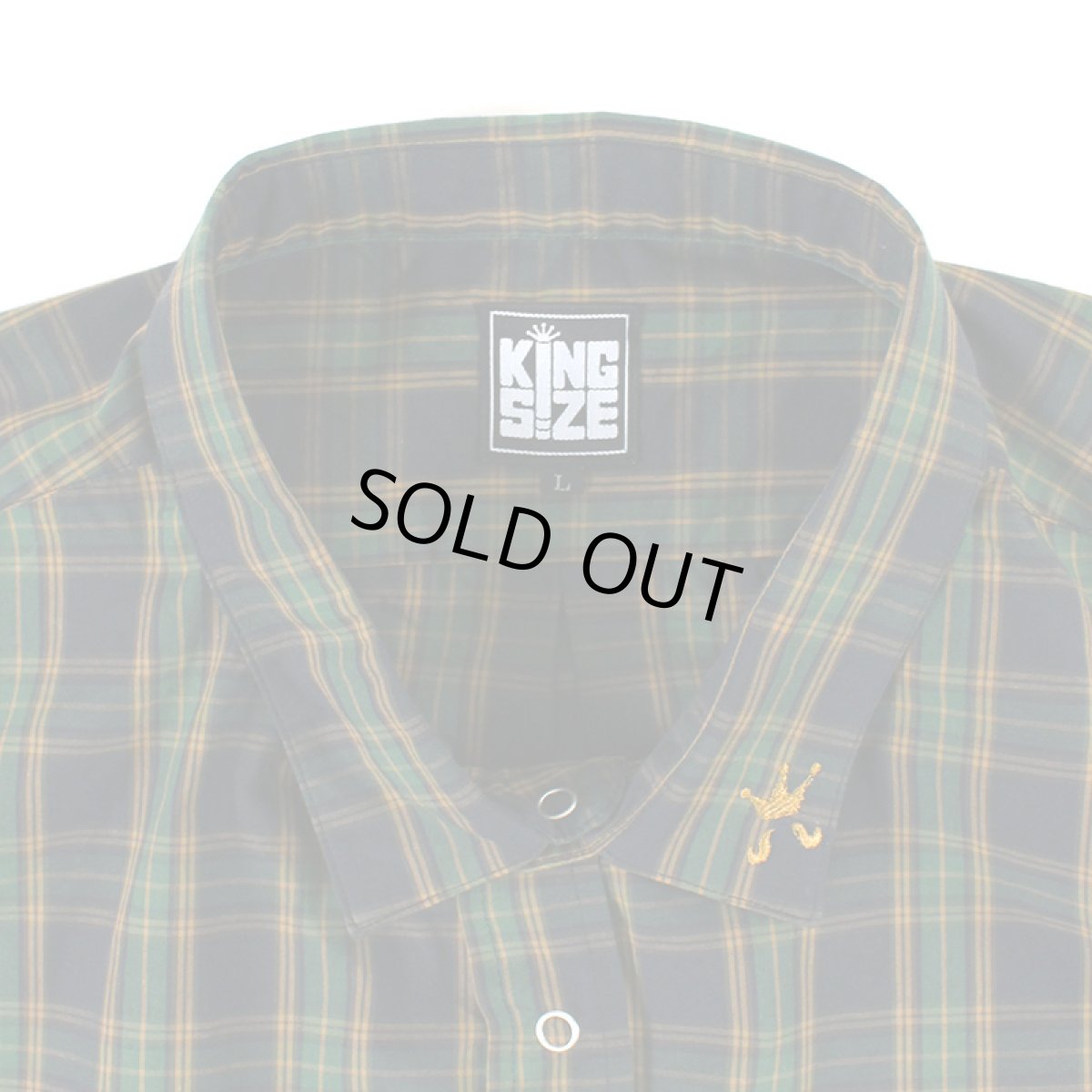 画像3: KINGSIZE（キングサイズ）“SNAP CHECK L/S SHIRT” (3)