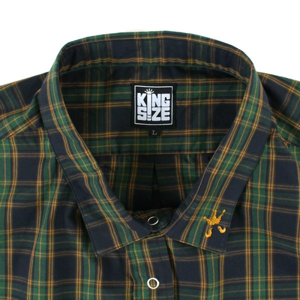 画像3: KINGSIZE（キングサイズ）“SNAP CHECK L/S SHIRT” (3)