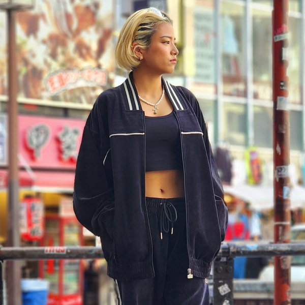 画像17: 【ラストXLのみ】GRIMEY / GRMY (グライミー) “MADRID VELVET TRACK JACKET” (17)