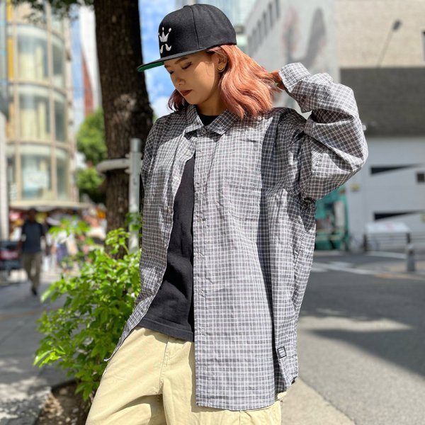 画像11: 【ラストXLのみ】KINGSIZE(キングサイズ)“SNAP CHECK L/S SHIRT” (11)