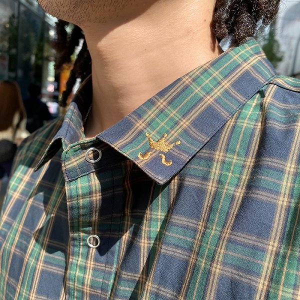 画像12: KINGSIZE（キングサイズ）“SNAP CHECK L/S SHIRT” (12)