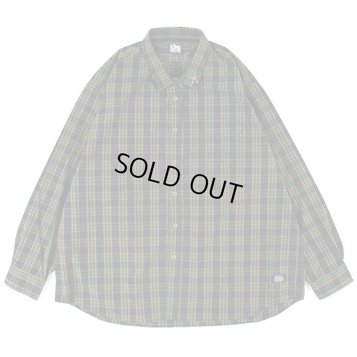 画像1: KINGSIZE（キングサイズ）“SNAP CHECK L/S SHIRT” (1)