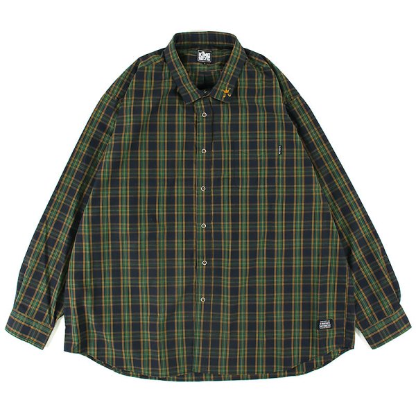 画像1: KINGSIZE（キングサイズ）“SNAP CHECK L/S SHIRT” (1)