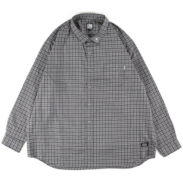 画像1: 【ラストXLのみ】KINGSIZE（キングサイズ）“SNAP CHECK L/S SHIRT” (1)