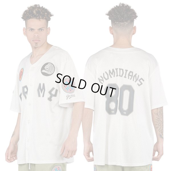 画像1: 【ラストXLのみ】GRIMEY / GRMY (グライミー) “THE CLOUT MESH BASEBALL JERSEY” (1)
