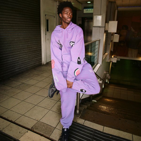 画像23: 【ラストXLのみ】GRIMEY / GRMY (グライミー) “NABLUS SWEATPANTS - VIOLET” (23)