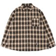 画像1: 【ラストXLのみ】BUDS（バッズ）“OMBRE CHECK LOOSE SHIRTS” (1)