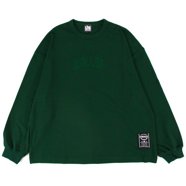 画像1: 【ラストMのみ】KINGSIZE（キングサイズ）“ROLLIN L/S TEE” (1)