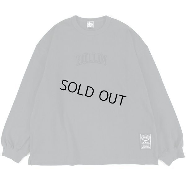 画像1: 【ラストMのみ】KINGSIZE（キングサイズ）“ROLLIN L/S TEE” (1)