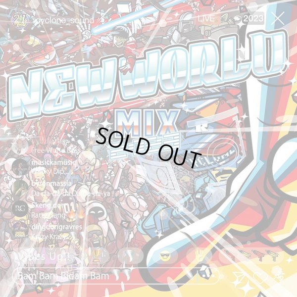画像1: 【CD】『NEW WORLD MIX 2023』RODEM CYCLONE (1)