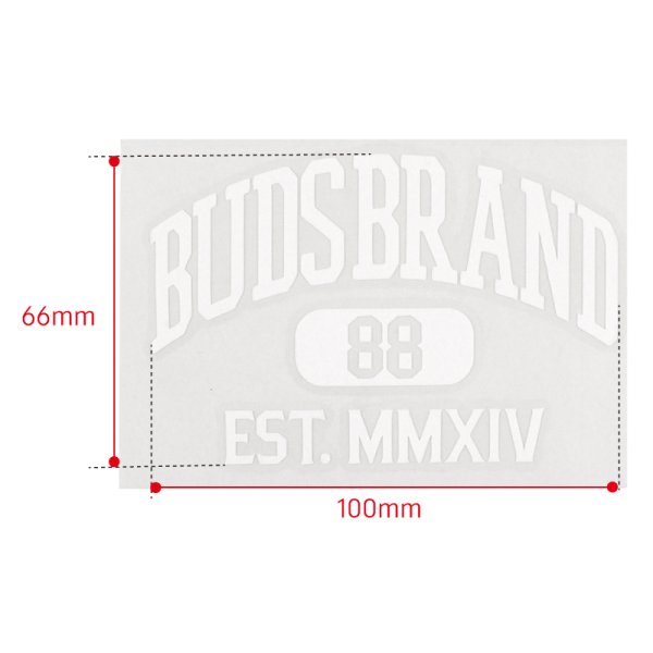 画像2: BUDS(バッズ)“EST CUTTING STICKER” (2)