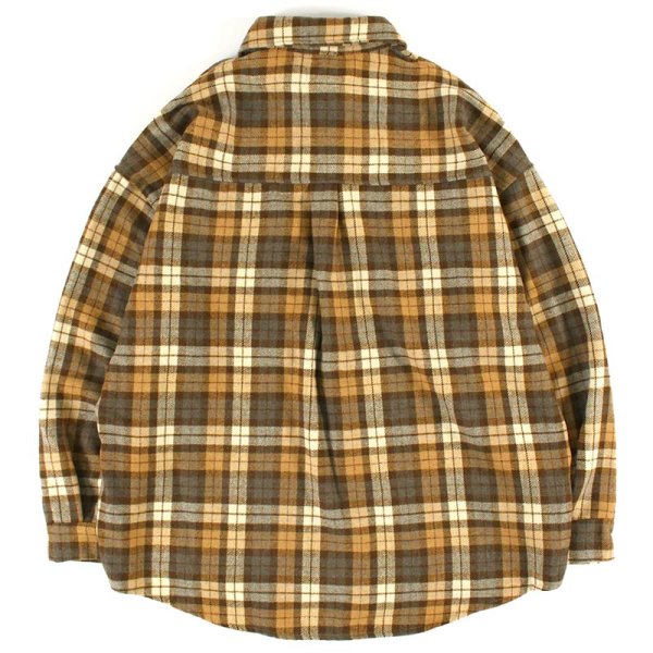 画像2: BUDS(バッズ)“ROUND HEM CHECK HEAVY  SHIRTS” (2)