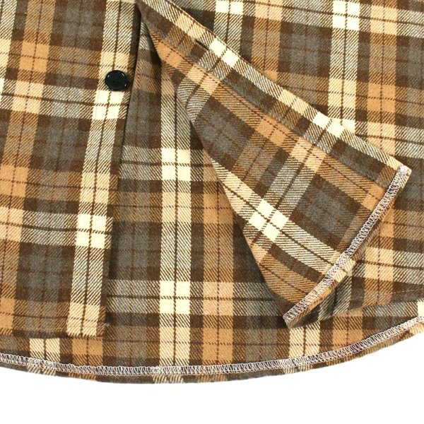 画像9: BUDS(バッズ)“ROUND HEM CHECK HEAVY  SHIRTS” (9)