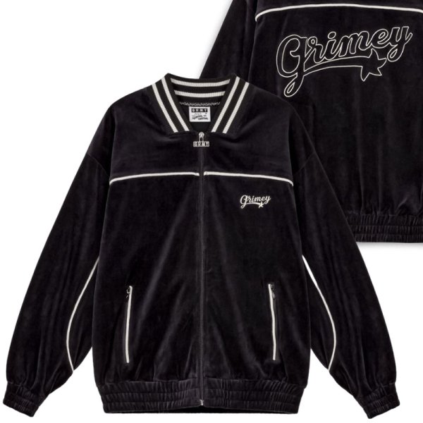 画像2: 【ラストXLのみ】GRIMEY / GRMY (グライミー) “MADRID VELVET TRACK JACKET” (2)
