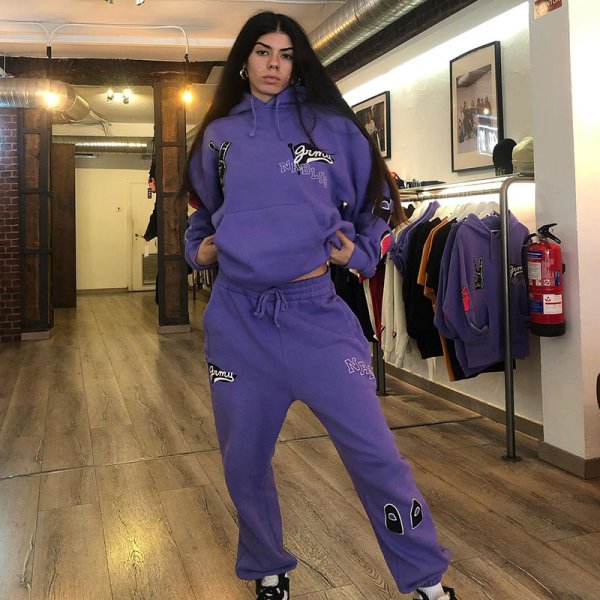 画像22: 【ラストXLのみ】GRIMEY / GRMY (グライミー) “NABLUS SWEATPANTS - VIOLET” (22)
