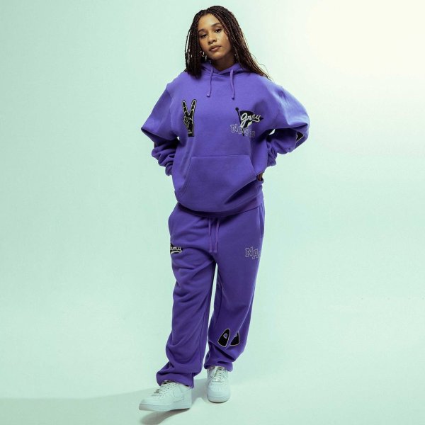 画像19: 【ラストXLのみ】GRIMEY / GRMY (グライミー) “NABLUS SWEATPANTS - VIOLET” (19)