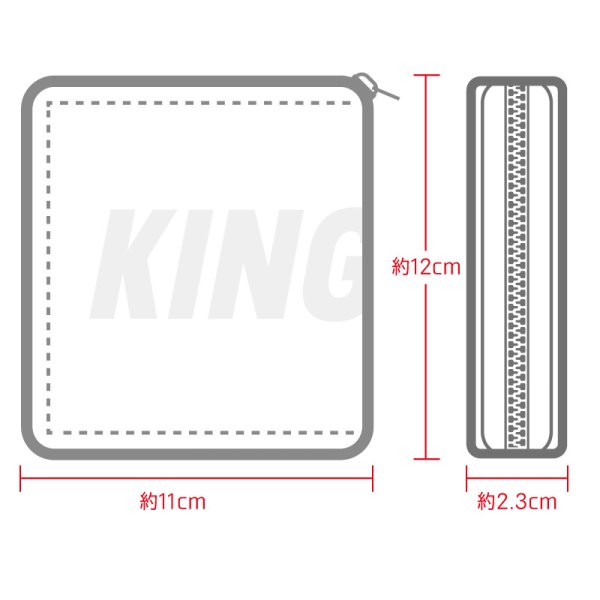 画像17: KINGSIZE（キングサイズ）“BOX WALLET” (17)