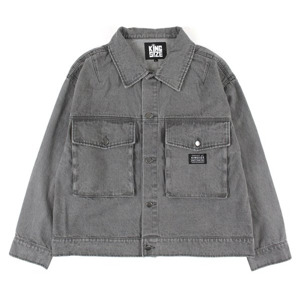 画像1: 【ラストXLのみ】KINGSIZE（キングサイズ）“OVERSIZED DENIM JACKET” (1)