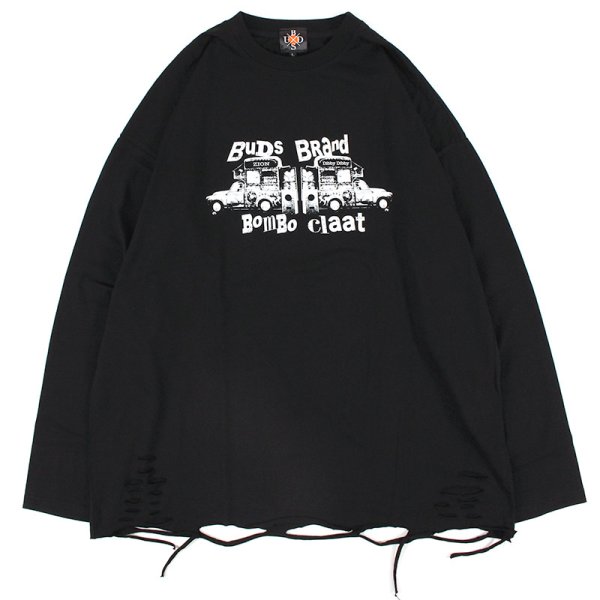 画像1: BUDS（バッズ）“BOMBO CLAAT DAMAGE L/S TEE” (1)