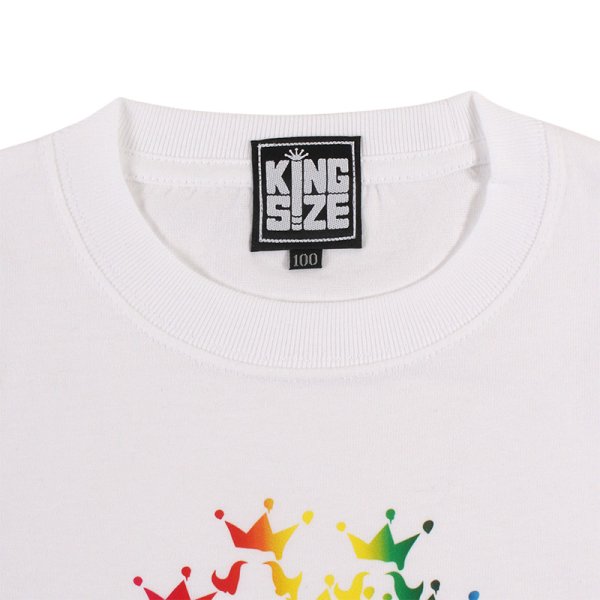 画像3: [子供服] 【ラスト140のみ】KINGSIZE（キングサイズ）“RAINBOW DRIP KIDS TEE” (3)