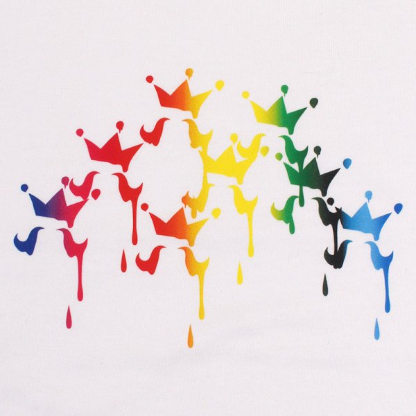 画像4: [子供服] 【ラスト140のみ】KINGSIZE（キングサイズ）“RAINBOW DRIP KIDS TEE” (4)