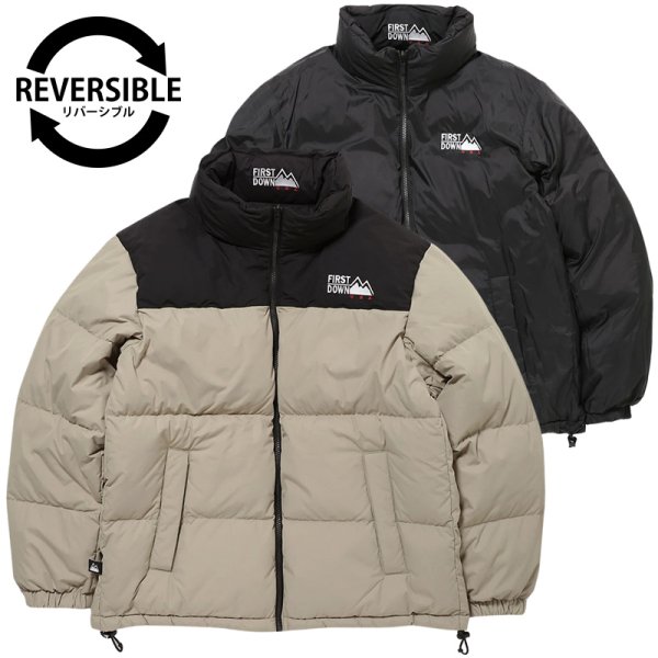 画像1: 【ラストXLのみ】FIRST DOWN (ファーストダウン) “BUBBLE DOWN JACKET MICROFT (バブルダウンジャケット マイクロフト)” (1)