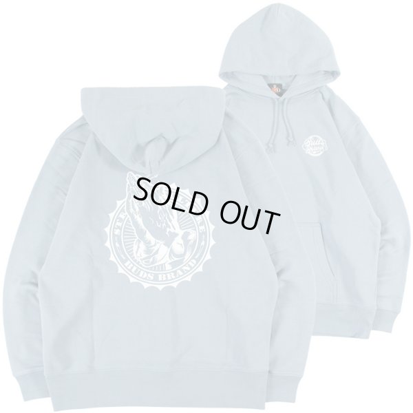 画像1: 【ラストLのみ】BUDS（バッズ）“SMOKING HAND HOODIE” (1)