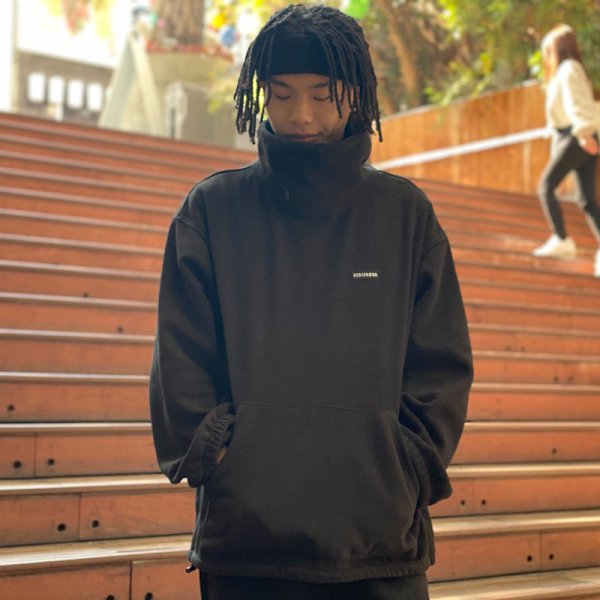 画像12: 【ラストLのみ】BUDS（バッズ）“DOUBLE FLEECE HIGH NECK CREW” (12)