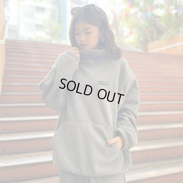 画像12: 【ラストLのみ】BUDS（バッズ）“DOUBLE FLEECE HIGH NECK CREW” (12)