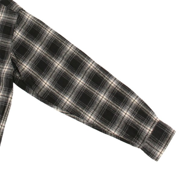 画像9: 【ラストXLのみ】KINGSIZE(キングサイズ)“BLACK CHECK SHIRT” (9)