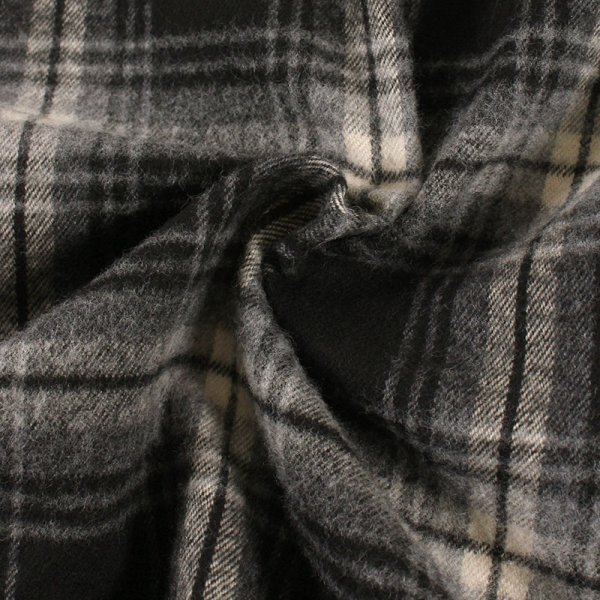 画像13: 【ラストXLのみ】KINGSIZE(キングサイズ)“BLACK CHECK SHIRT” (13)