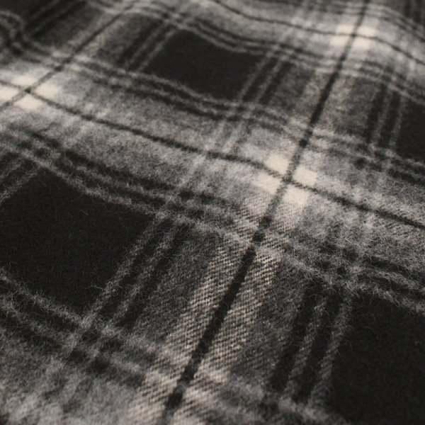 画像12: 【ラストXLのみ】KINGSIZE(キングサイズ)“BLACK CHECK SHIRT” (12)
