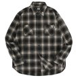 画像1: KINGSIZE（キングサイズ）“BLACK CHECK SHIRT” (1)
