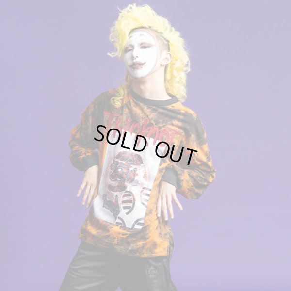 画像12: 【ラストXLのみ】THINK[真紅] (シンク) “ThinKnoT ロングスリーブ Tee” (12)