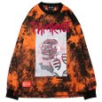 画像1: 【ラストXLのみ】THINK[真紅] (シンク) “ThinKnoT ロングスリーブ Tee” (1)