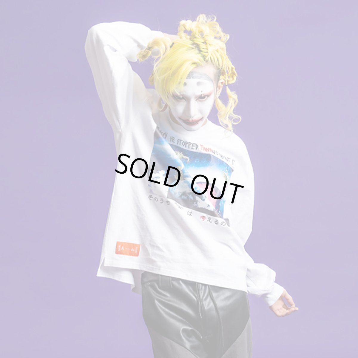 画像11: THINK[真紅] (シンク) “思考停止 ロングスリーブ Tee” (11)