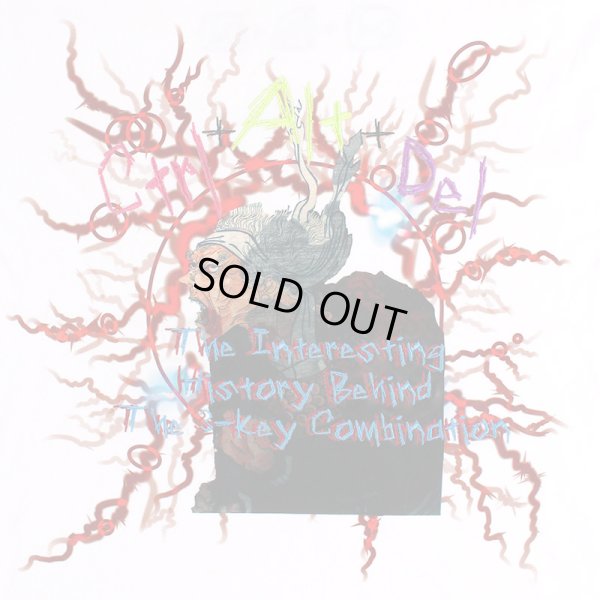 画像4: 【半額】【ラストXLのみ】THINK[真紅] (シンク) “強制終了 ロングスリーブ Tee” (4)