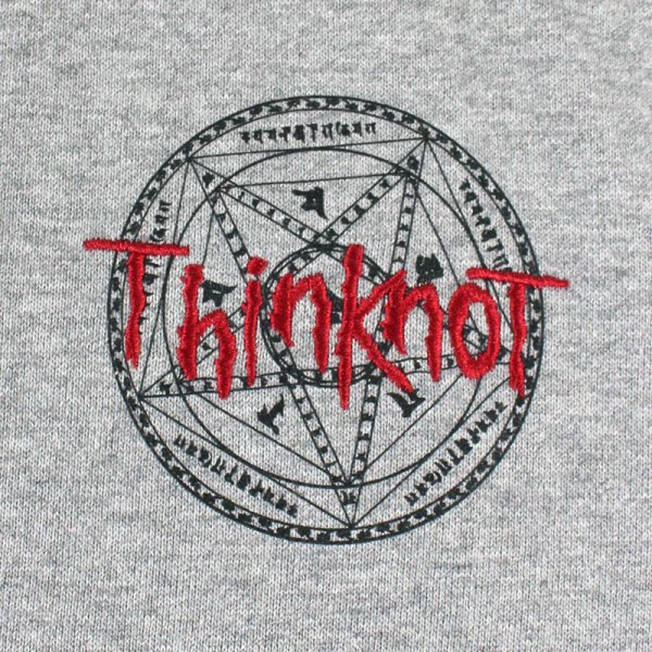 画像5: 【ラストLのみ】THINK[真紅] (シンク) “ThinKnoT ジップ フーディ” (5)