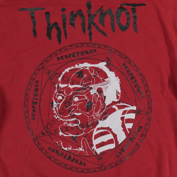 画像6: THINK[真紅] (シンク) “ThinKnoT ジップ フーディ” (6)
