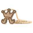 画像1: KINGSIZE（キングサイズ）“HiGE WOOD NECKLACE” (1)