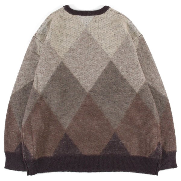 画像2: 【ラストLのみ】BUDS(バッズ)“ARGYLE KNIT” (2)