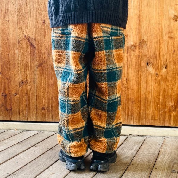 画像15: 【ラストMのみ】BUDS(バッズ) “BOA CHECK WIDE PANTS” (15)