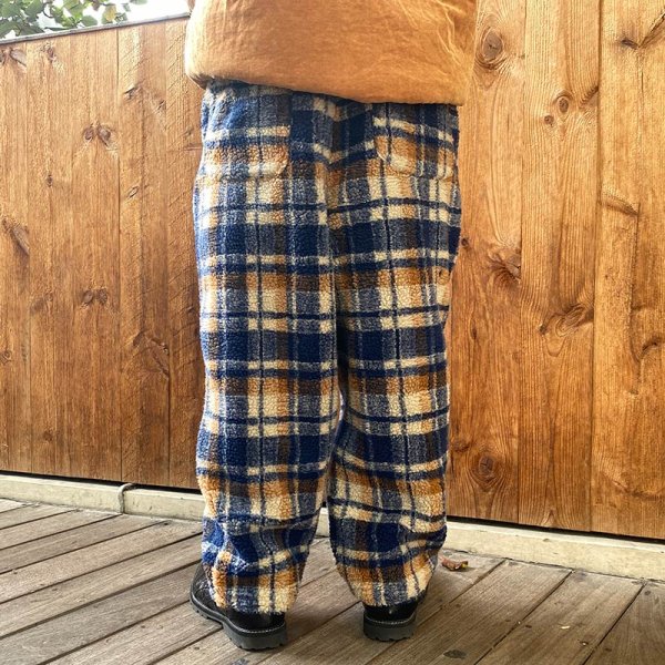 画像15: 【ラストLのみ】BUDS(バッズ) “BOA CHECK WIDE PANTS” (15)