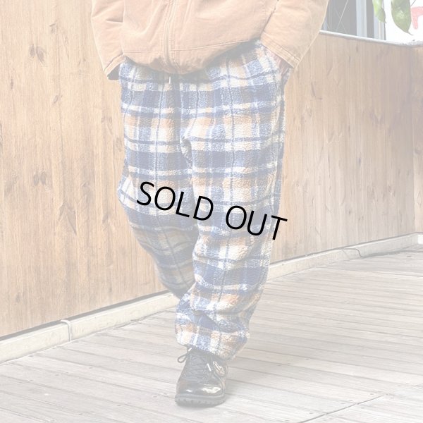 画像12: 【ラストLのみ】BUDS（バッズ） “BOA CHECK WIDE PANTS” (12)