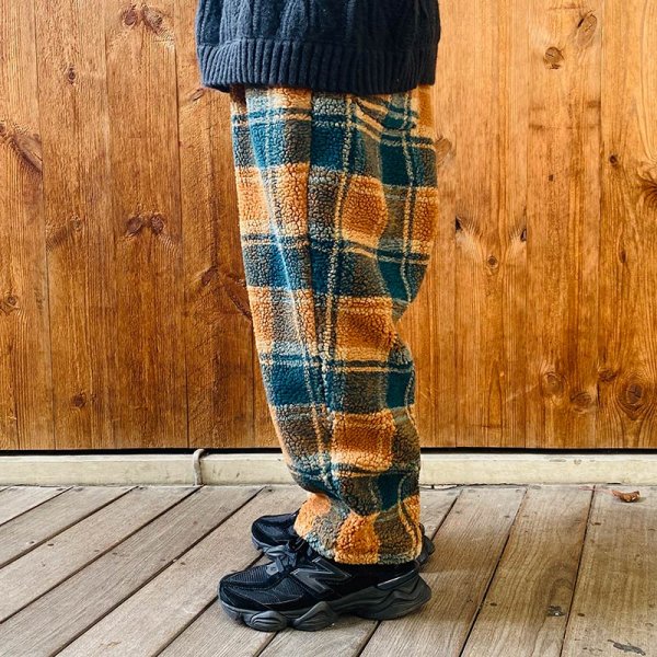 画像14: 【ラストMのみ】BUDS(バッズ) “BOA CHECK WIDE PANTS” (14)